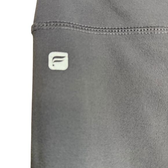 Fabletics Sydney Capri Legging Stretch Breathable Activewear Gray Green Women M - Picture 3 of 5